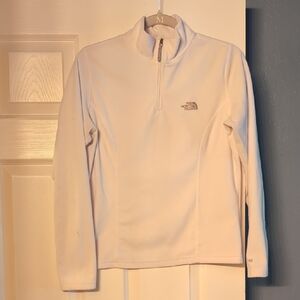 The North Face White Quarter-Zip Fleece